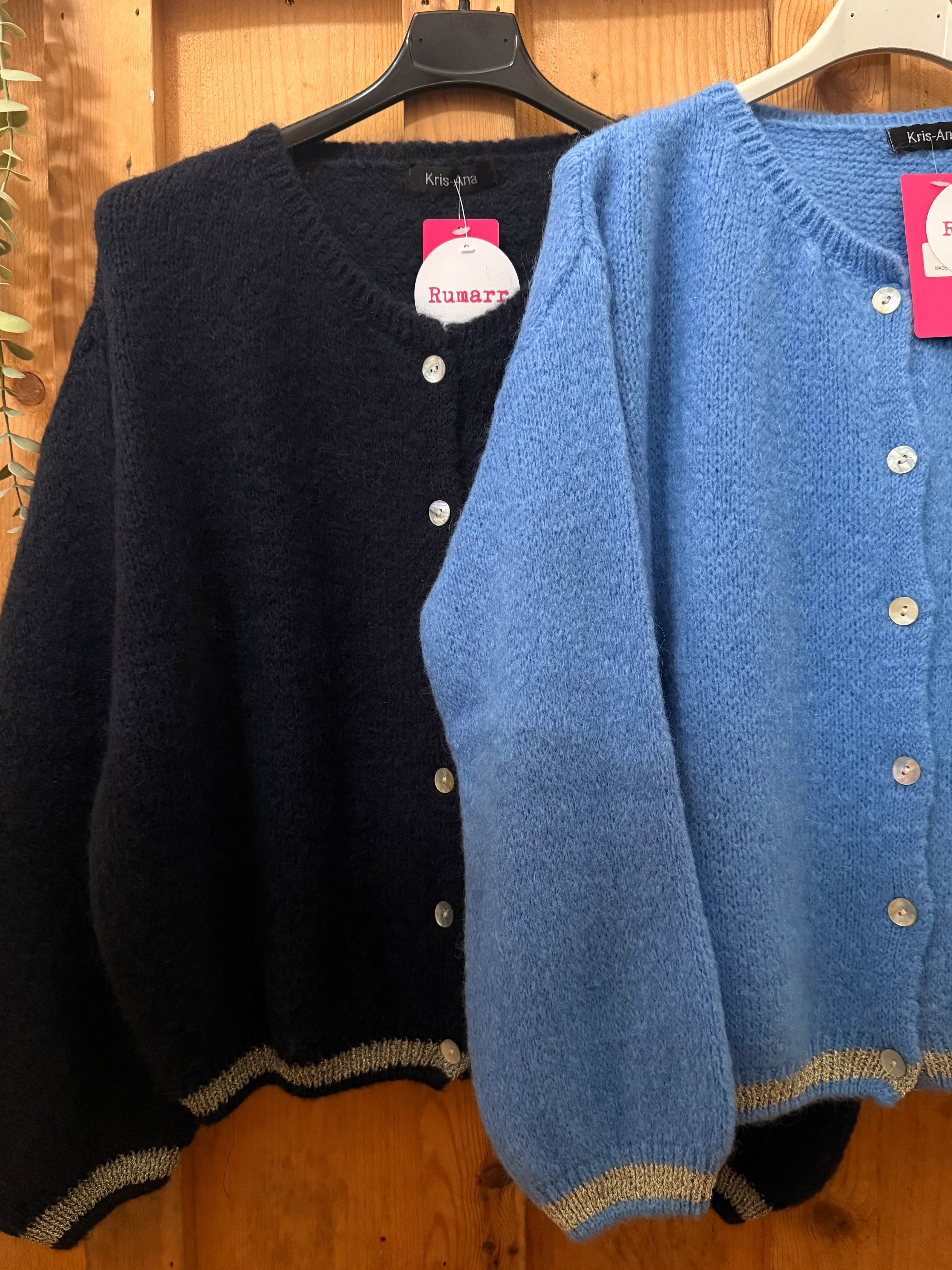 Glitter detail trim Cardi - One Size (fits 10-16)