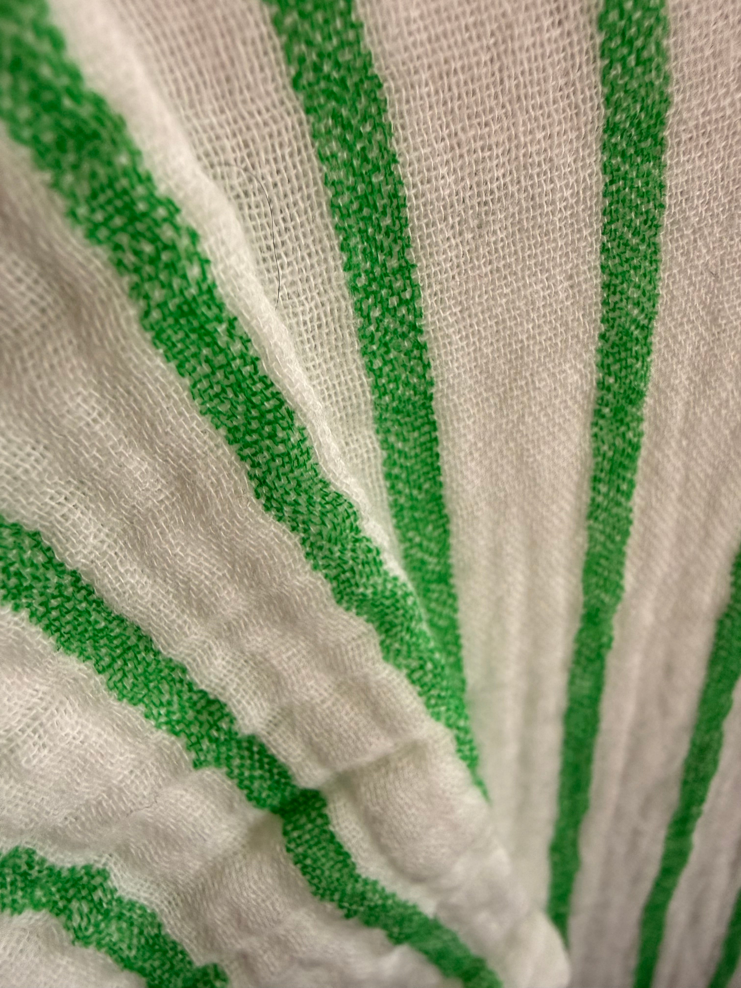 Cheesecloth stripe shirt
