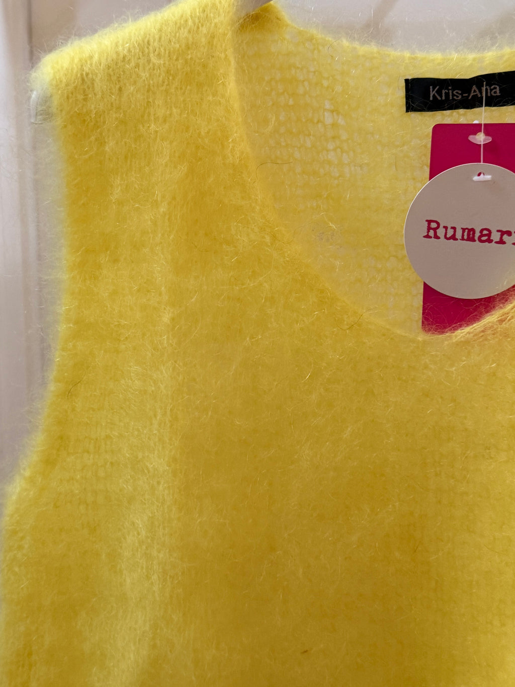 Mohair sleeveless top
