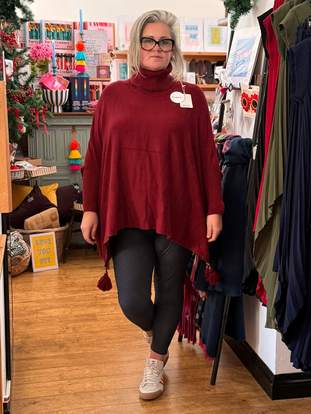 Batwing Tassel Jumper