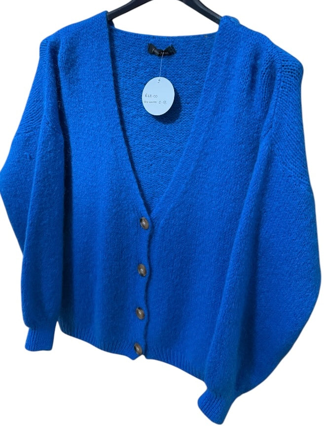 Buttoned Cardigan - mohair