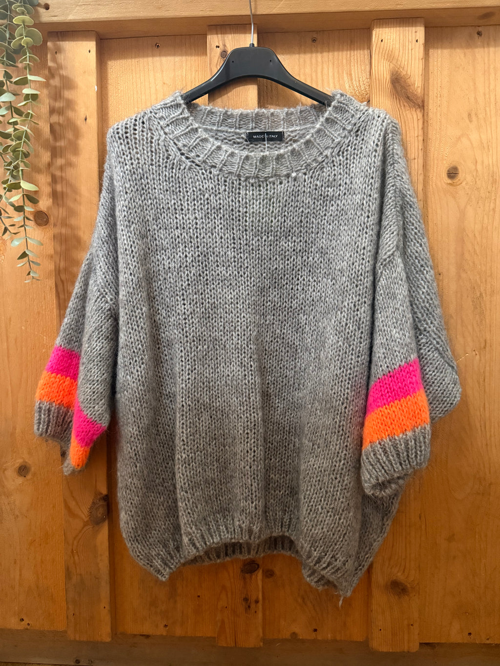 Short Sleeve Boxy Jumper - One size (fits 10-16)