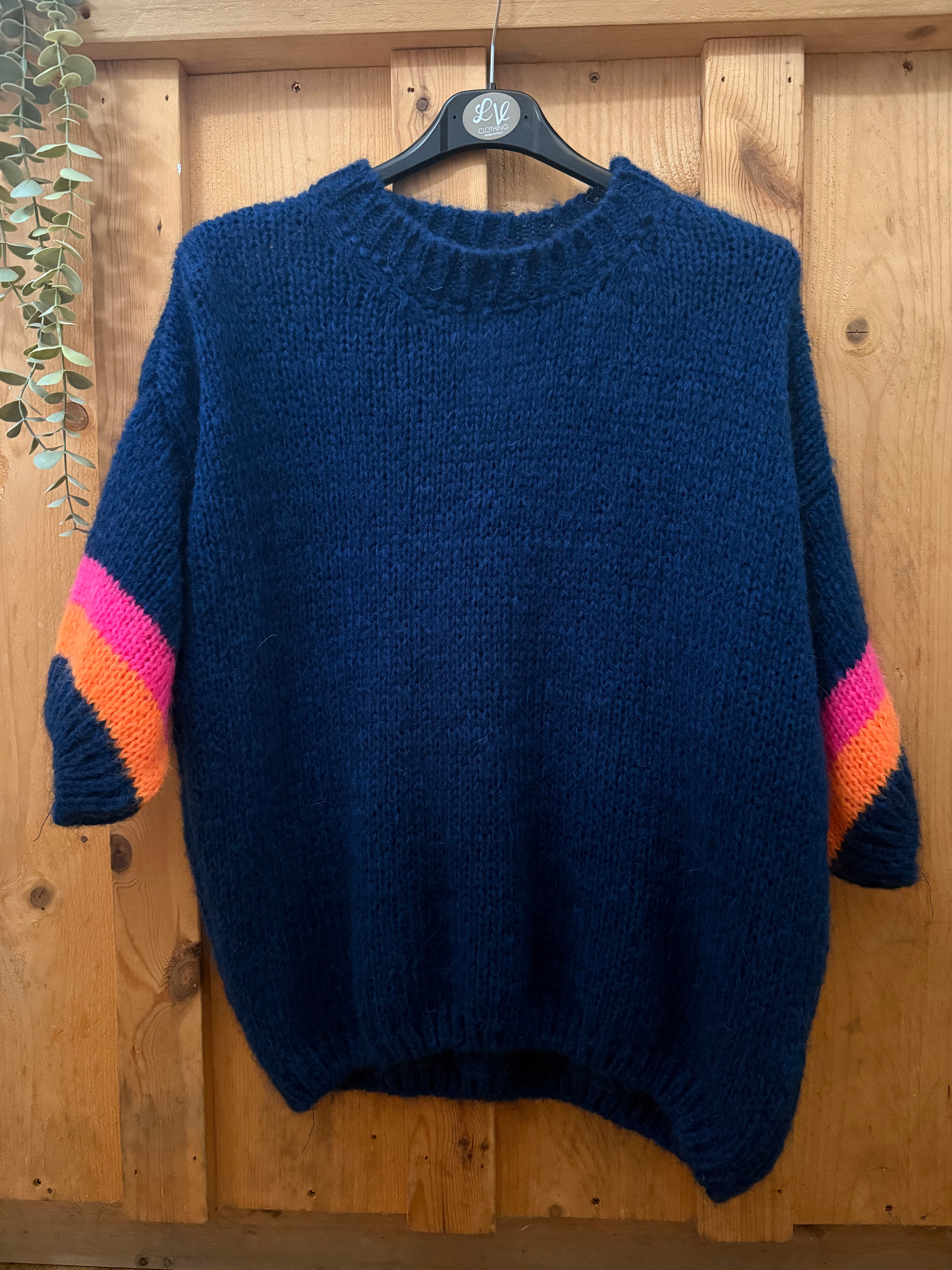 Short Sleeve Boxy Jumper - One size (fits 10-16)