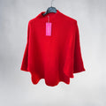 Heavy knit batwing jumper