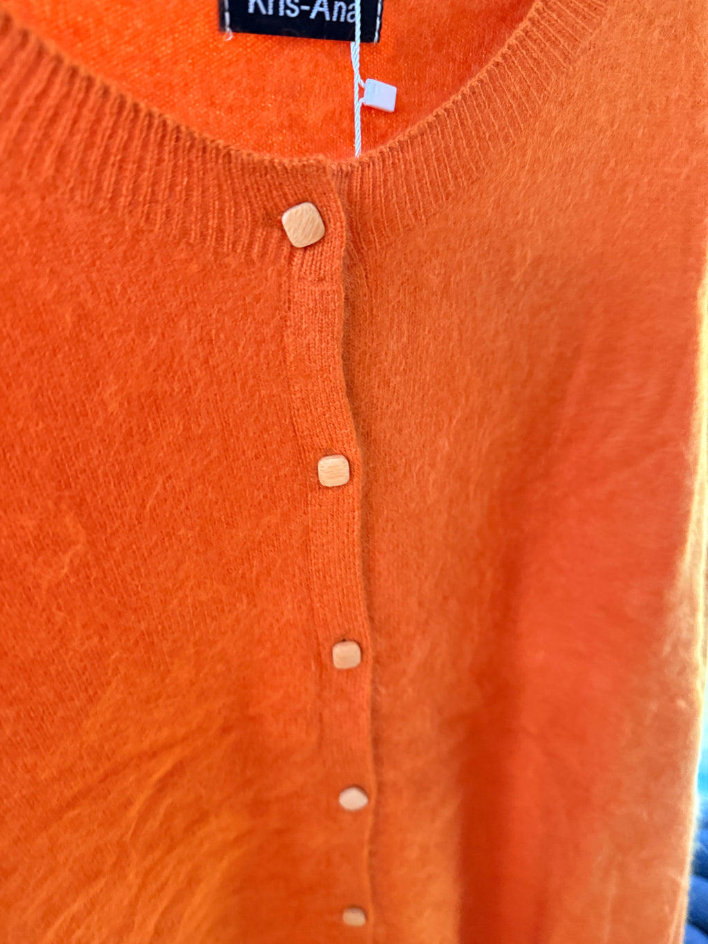 Cashmere mix buttoned cardigan