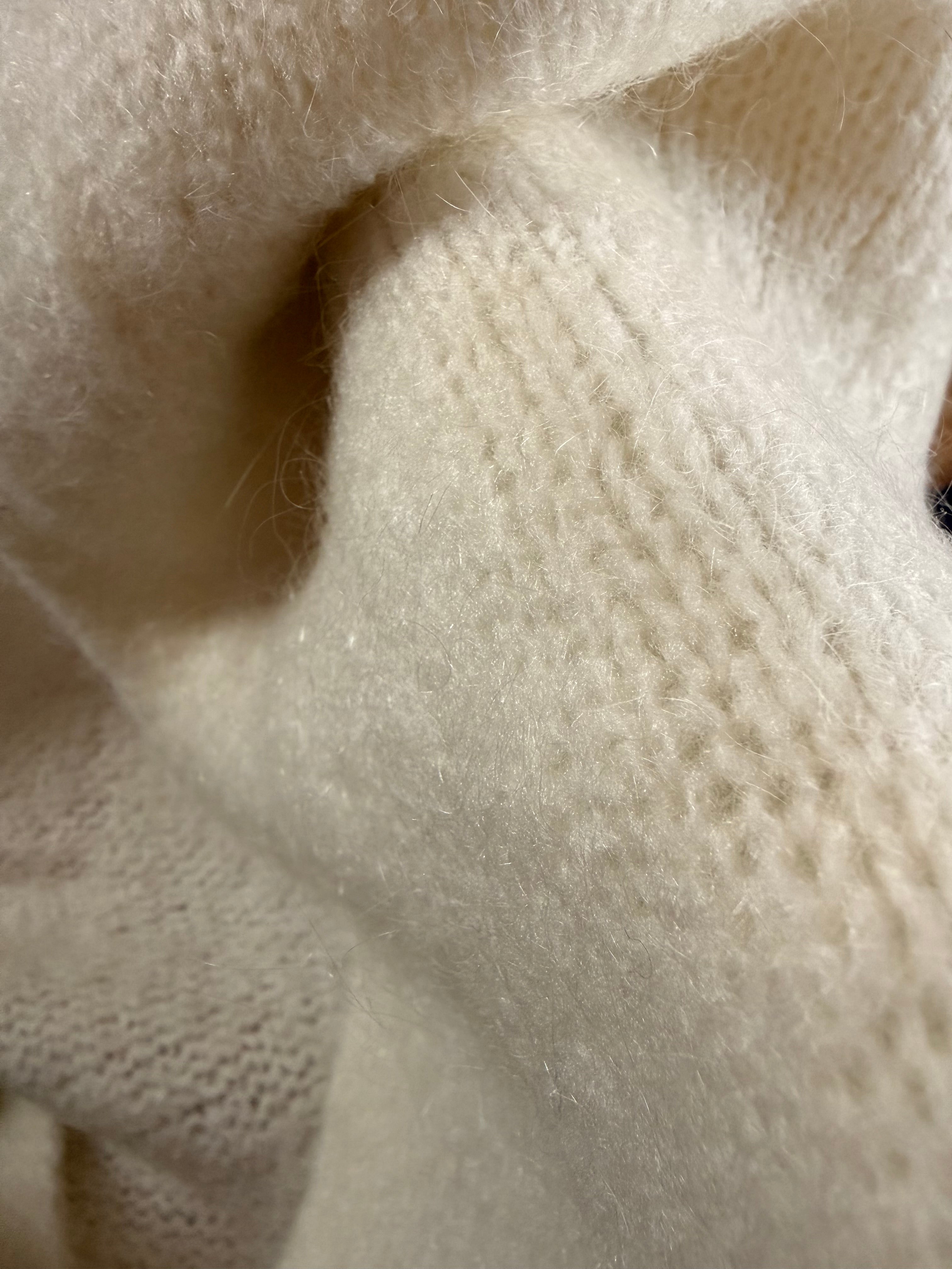 Buttoned Cardigan - mohair