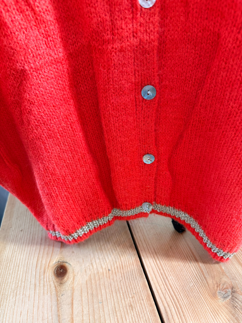 Short sleeve glitter detail cardigan