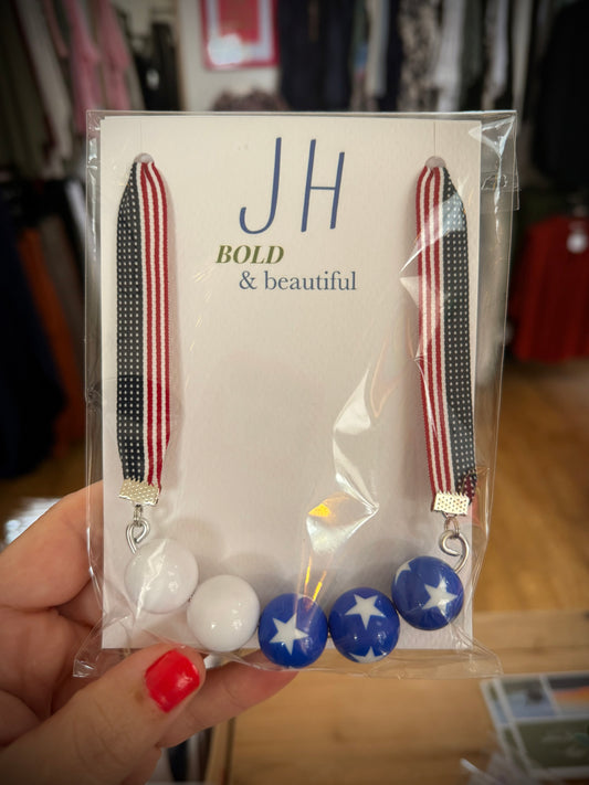 JH BOLD & Beautiful - Stars & stripes - red, white & blue