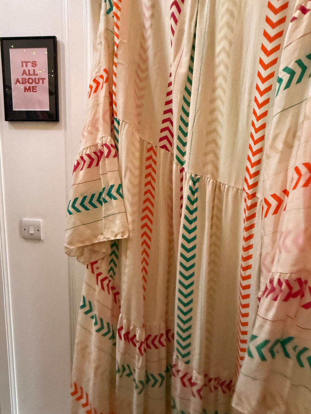 Chevron print dress