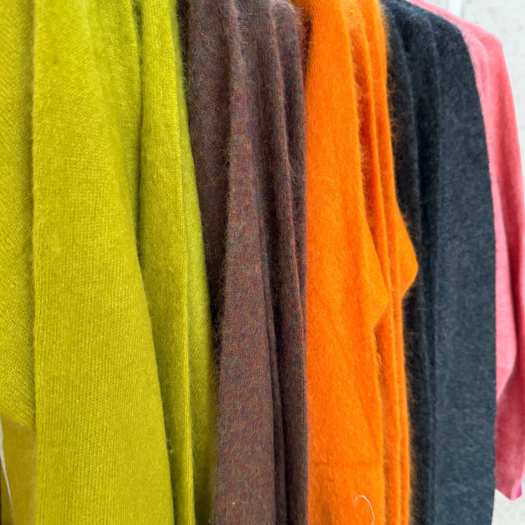 Cashmere mix buttoned cardigan