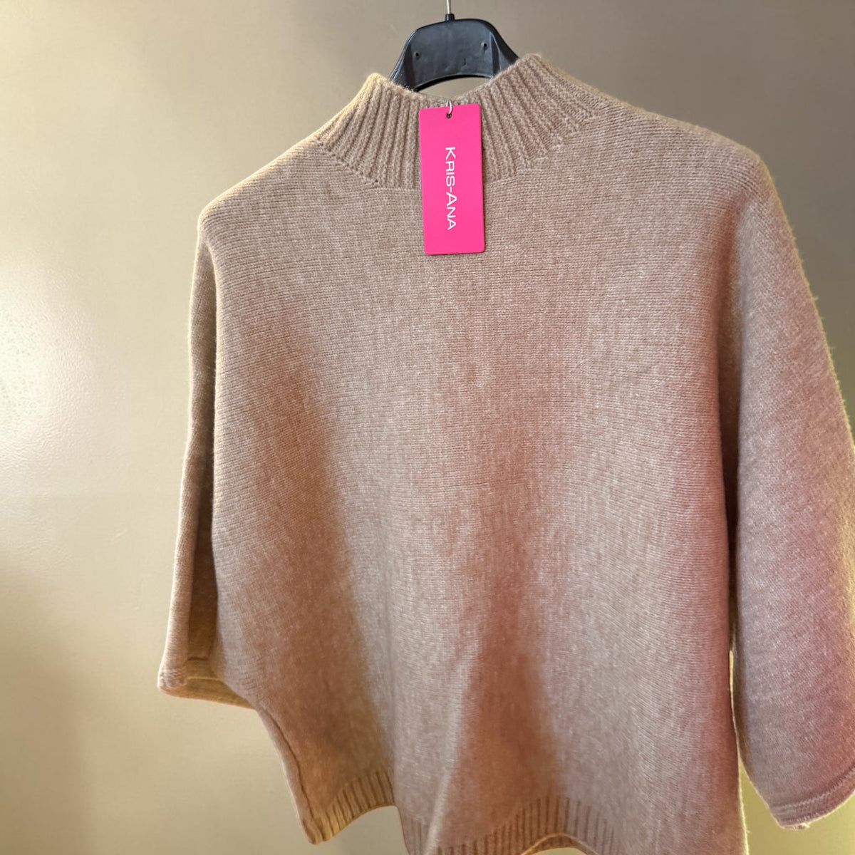 Heavy knit batwing jumper