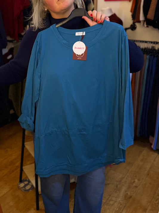 Zip detail tunic top