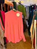 Pink batwing knit
