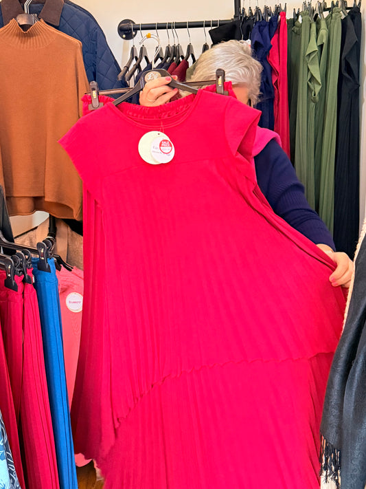 Italian pleated trouser & top set